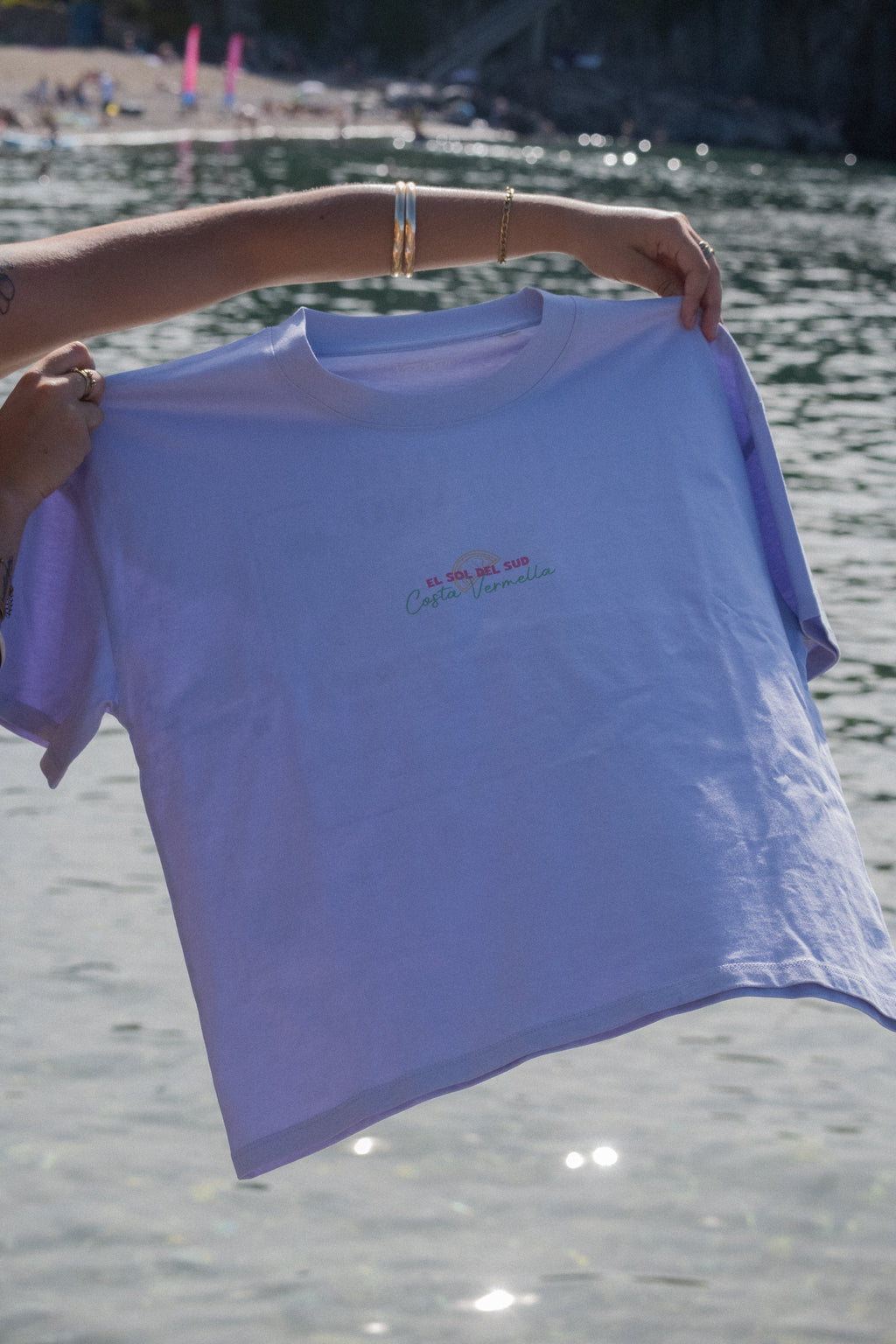 Tee-shirt Tinto parme