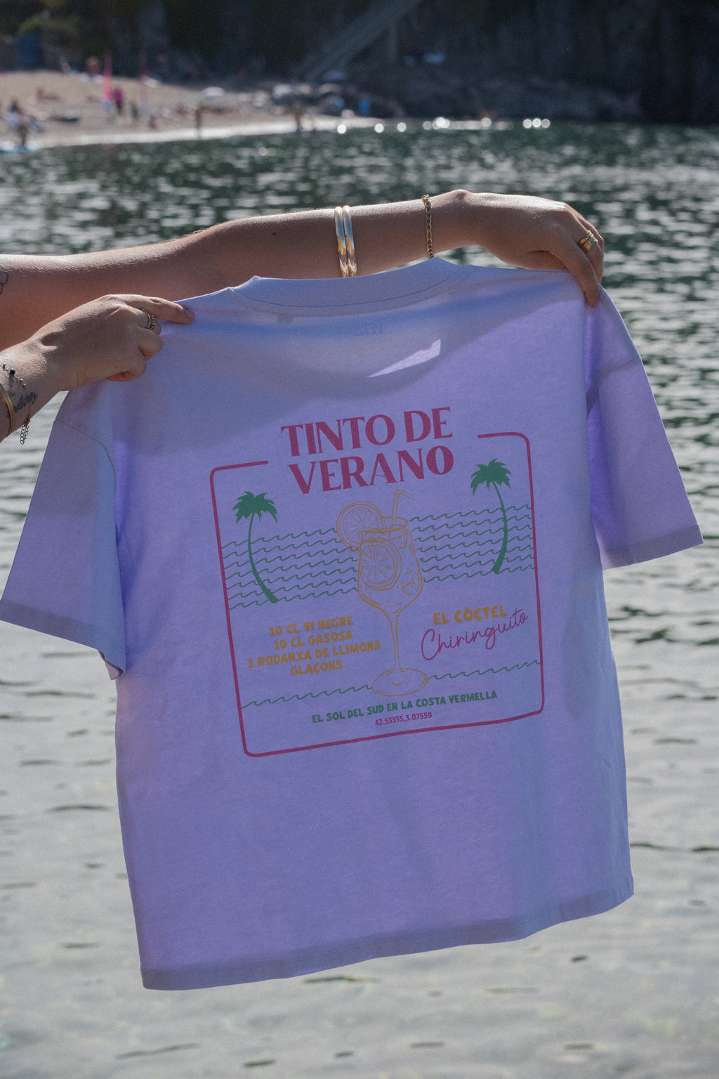 Tee-shirt Tinto parme