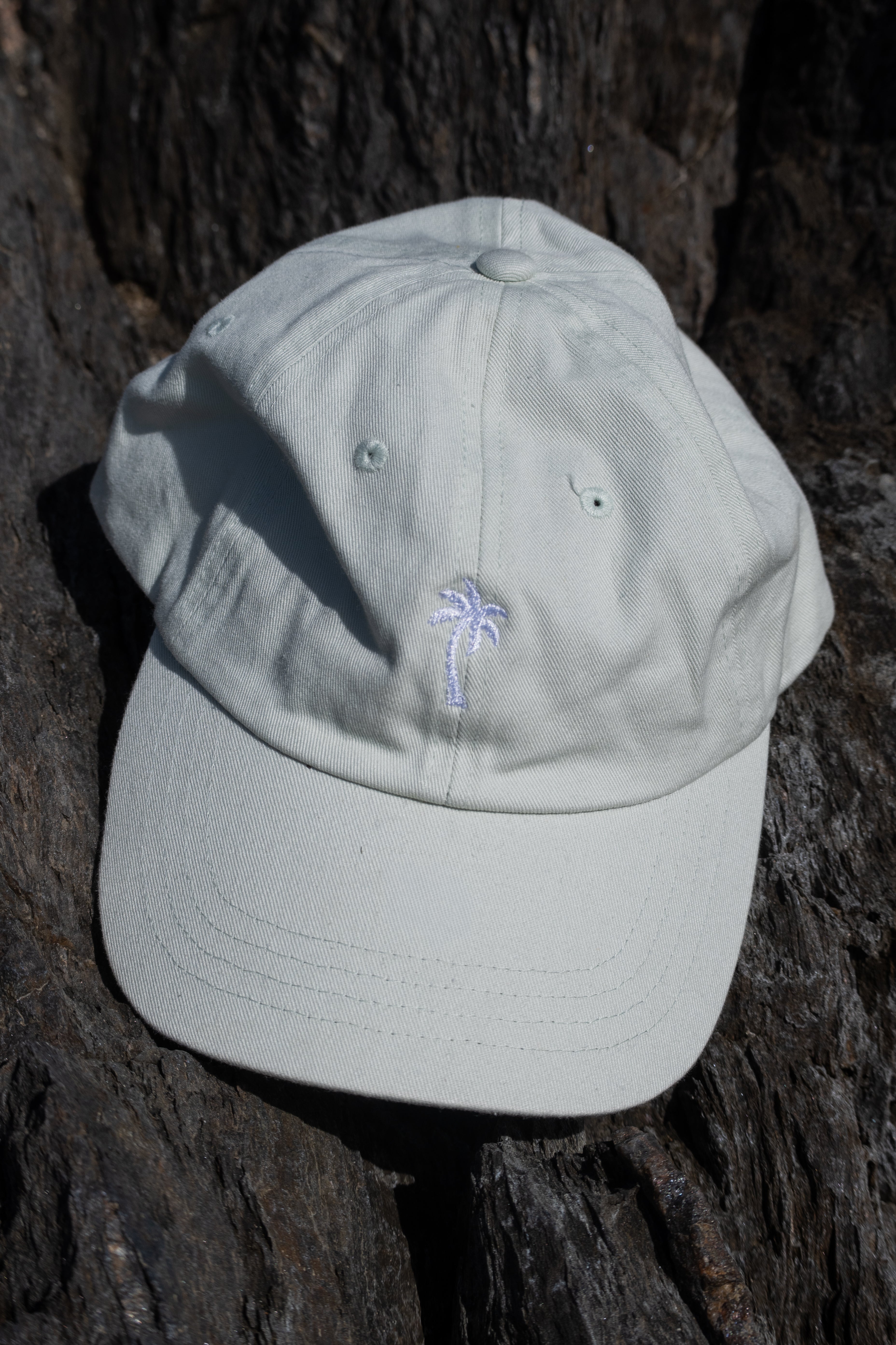 Casquette toile Palmier menthe
