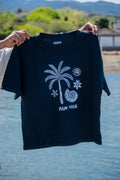 Tee shirt noir coton vermeille coast 